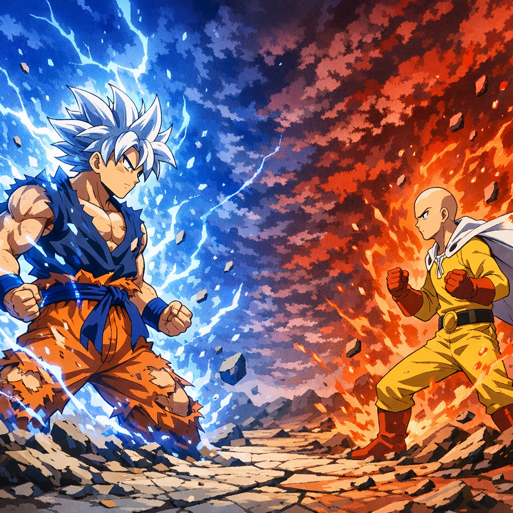 Goku vs Saitama: El Combate que Desafía Imaginación